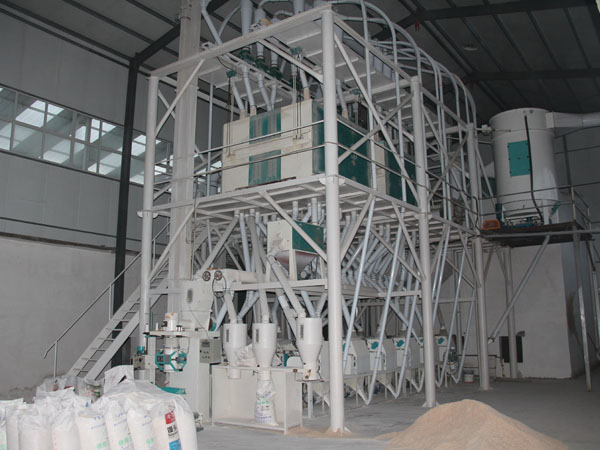 60吨级面粉加工设备河南周口用户现场(图)